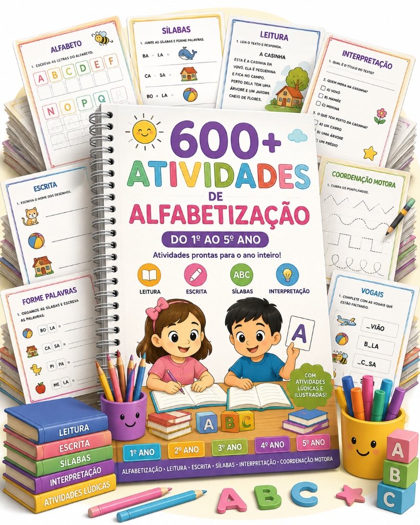 Kit Premium 600+ Atividades